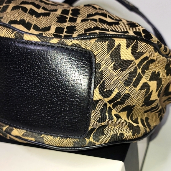 L.A.M.B. Black and Brown Shoulder Bag with Elegant Design - Picture 9 of 15